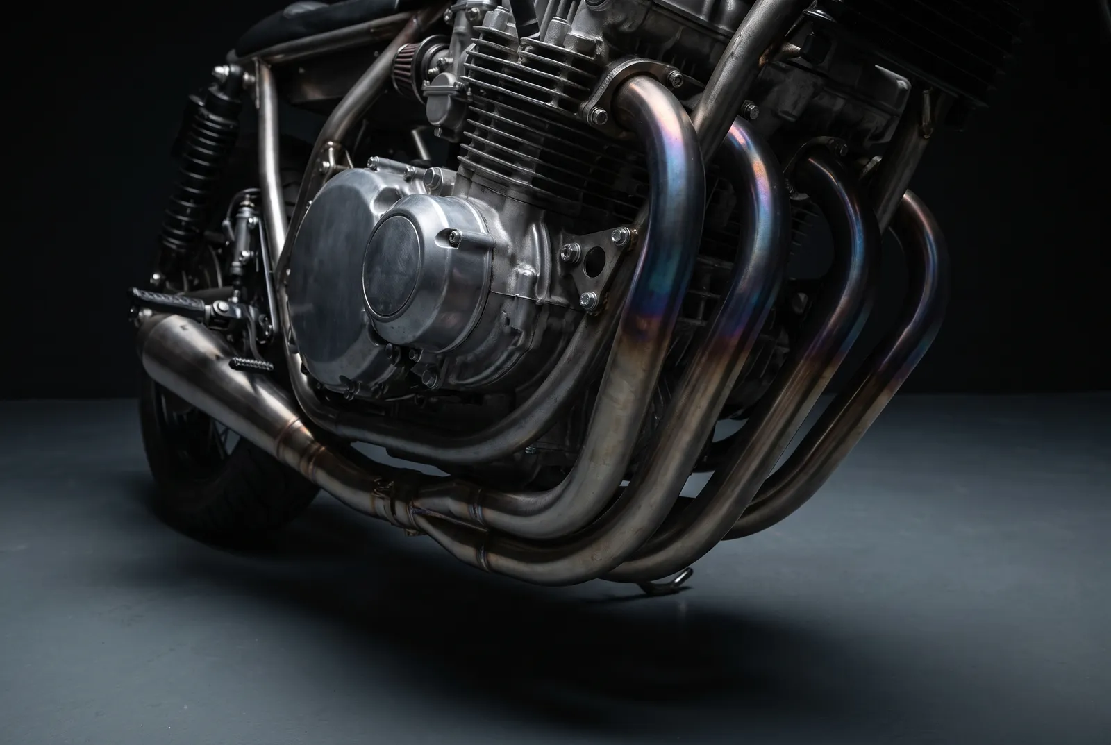 Detail van een Triumph